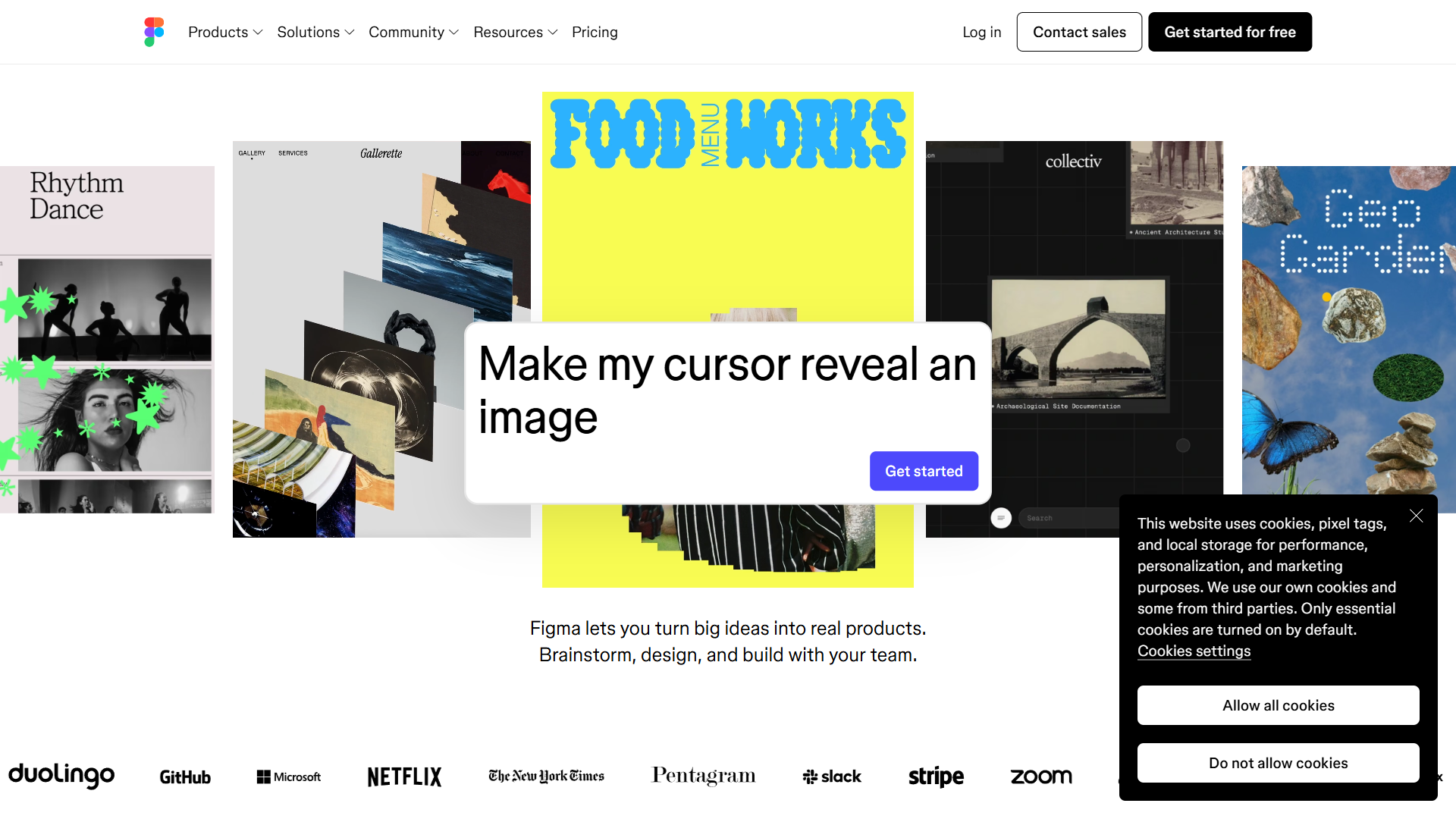 Figma website screenshot