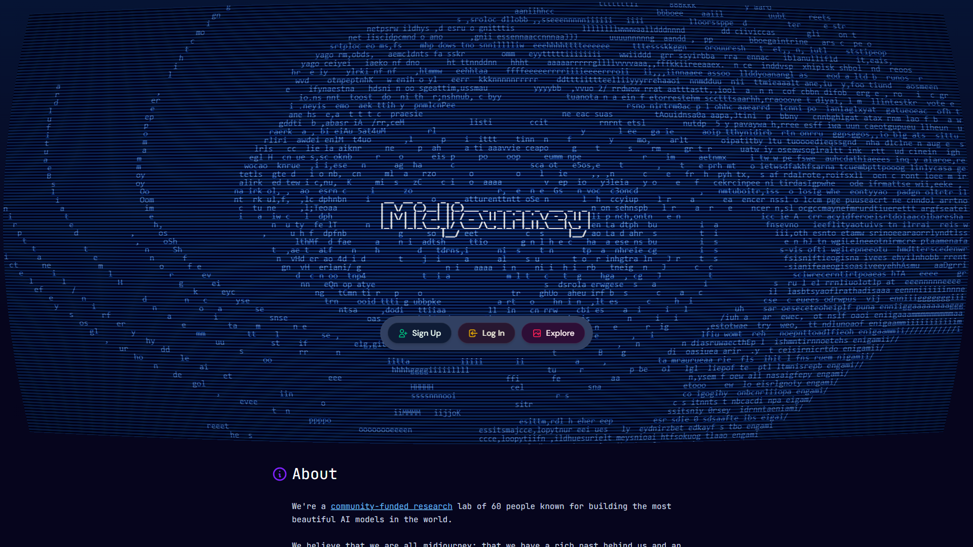 Midjourney 网站截图