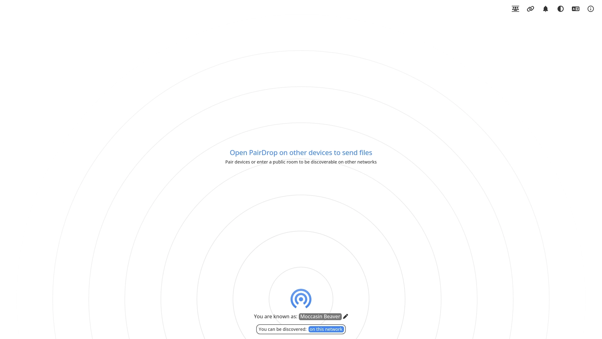 PairDrop website screenshot