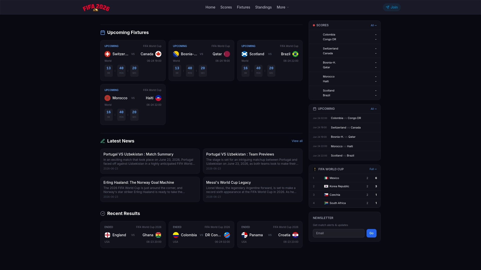 TimStreams 网站截图
