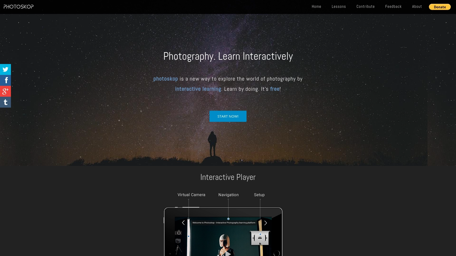Photoskop website screenshot