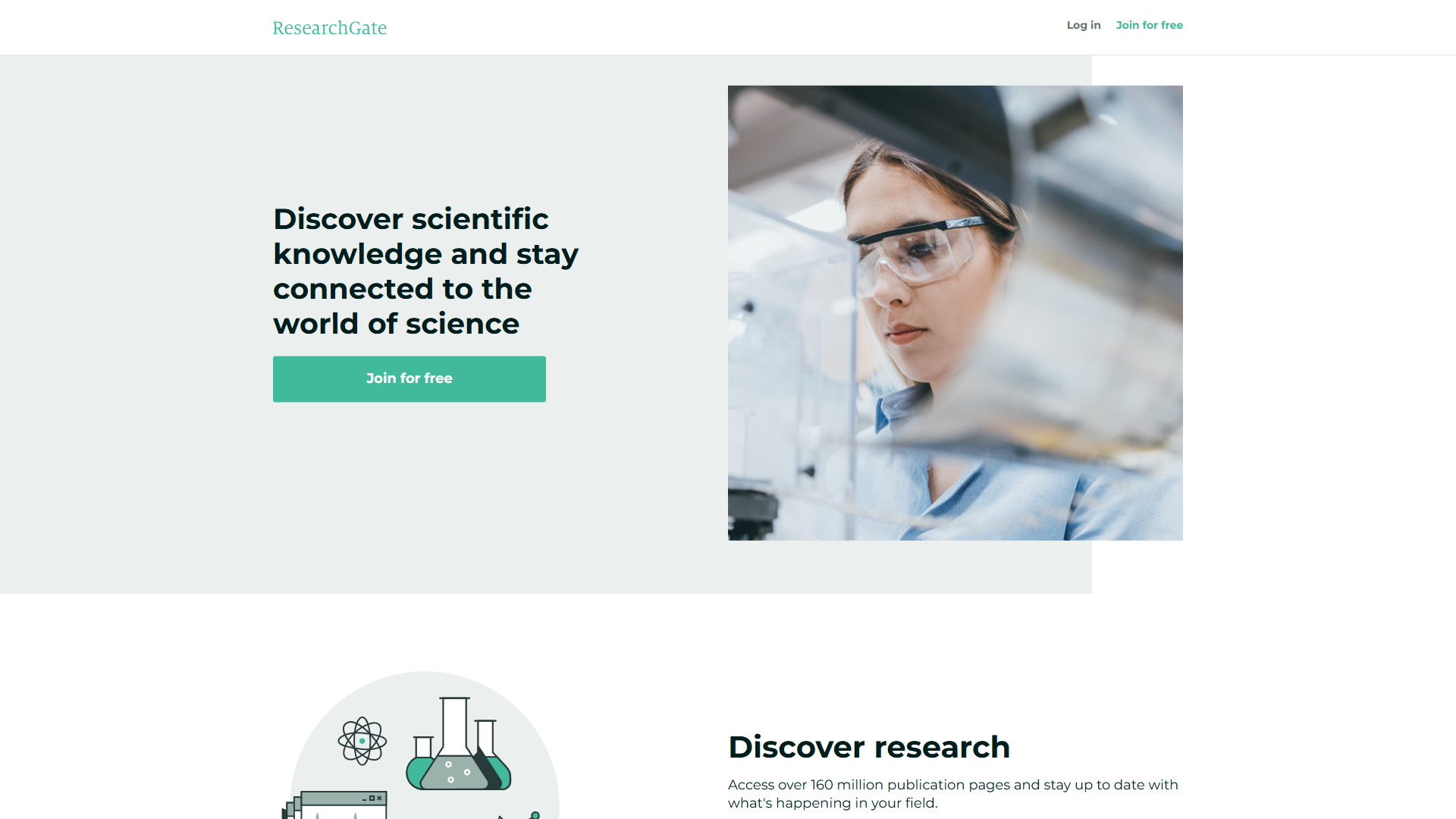 ResearchGate 网站截图