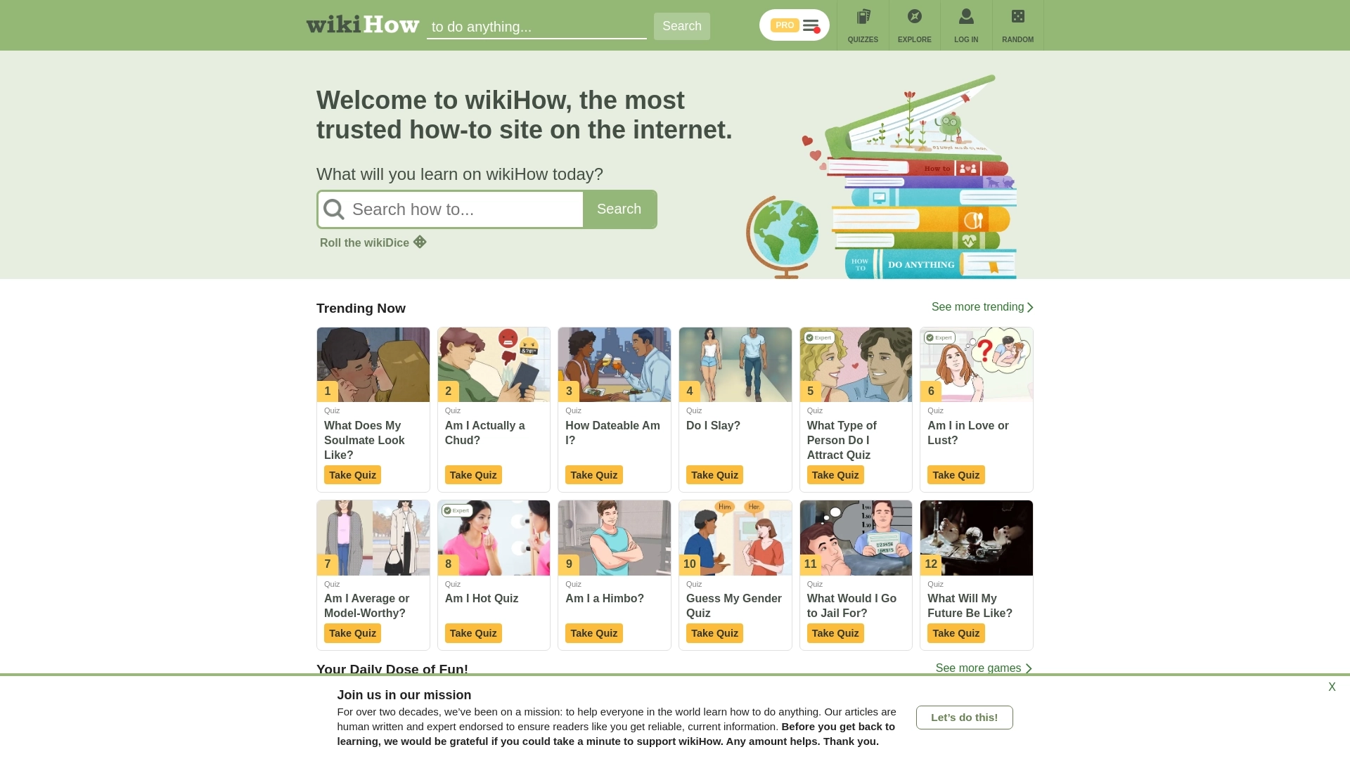 wikiHow website screenshot